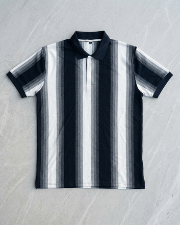 ZENVY Monaco Stripe Polo